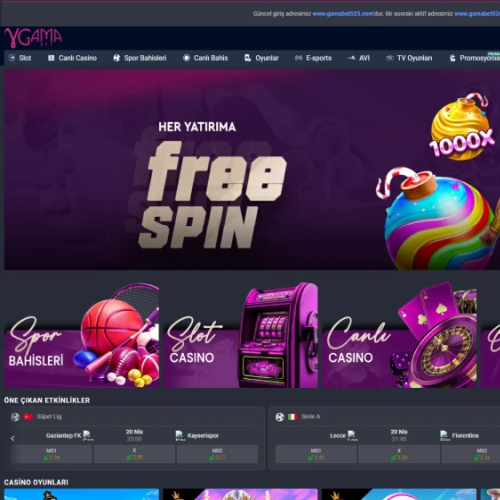 Gamabet ekran görüntüsü