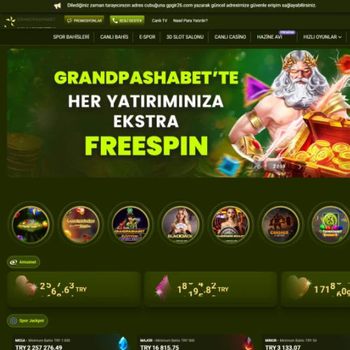 Grandpashabet ekran görüntüsü