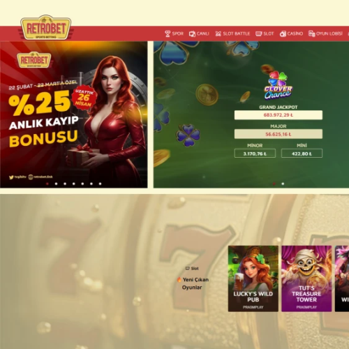 Retrobet ekran görüntüsü
