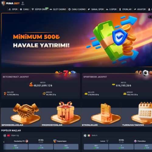 Rinabet ekran görüntüsü