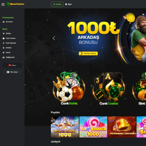 Şans Casino ekran görüntüsü