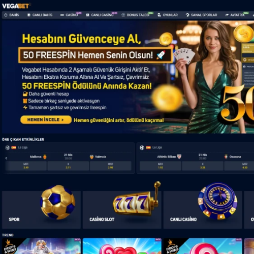 Vegabet ekran görüntüsü